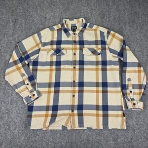 Patagonia Shirt Mens XL Plaid Organic Cotton Fjord Flannel Long Sleeve Button Up